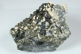 Pyrite, Sphalerite and Quartz Crystal Association - Peru #184541-2